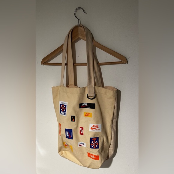 Nike Handbags - NIKE HERITAGE RETRO LOGO LARGE CANVAS TOTE BAG